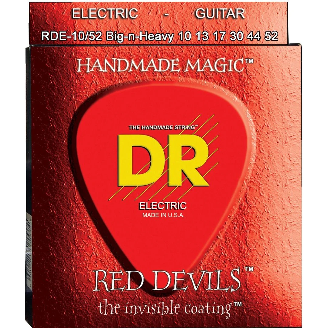Струны для электрогитары DR Red Devils RDE-10/52 10-52