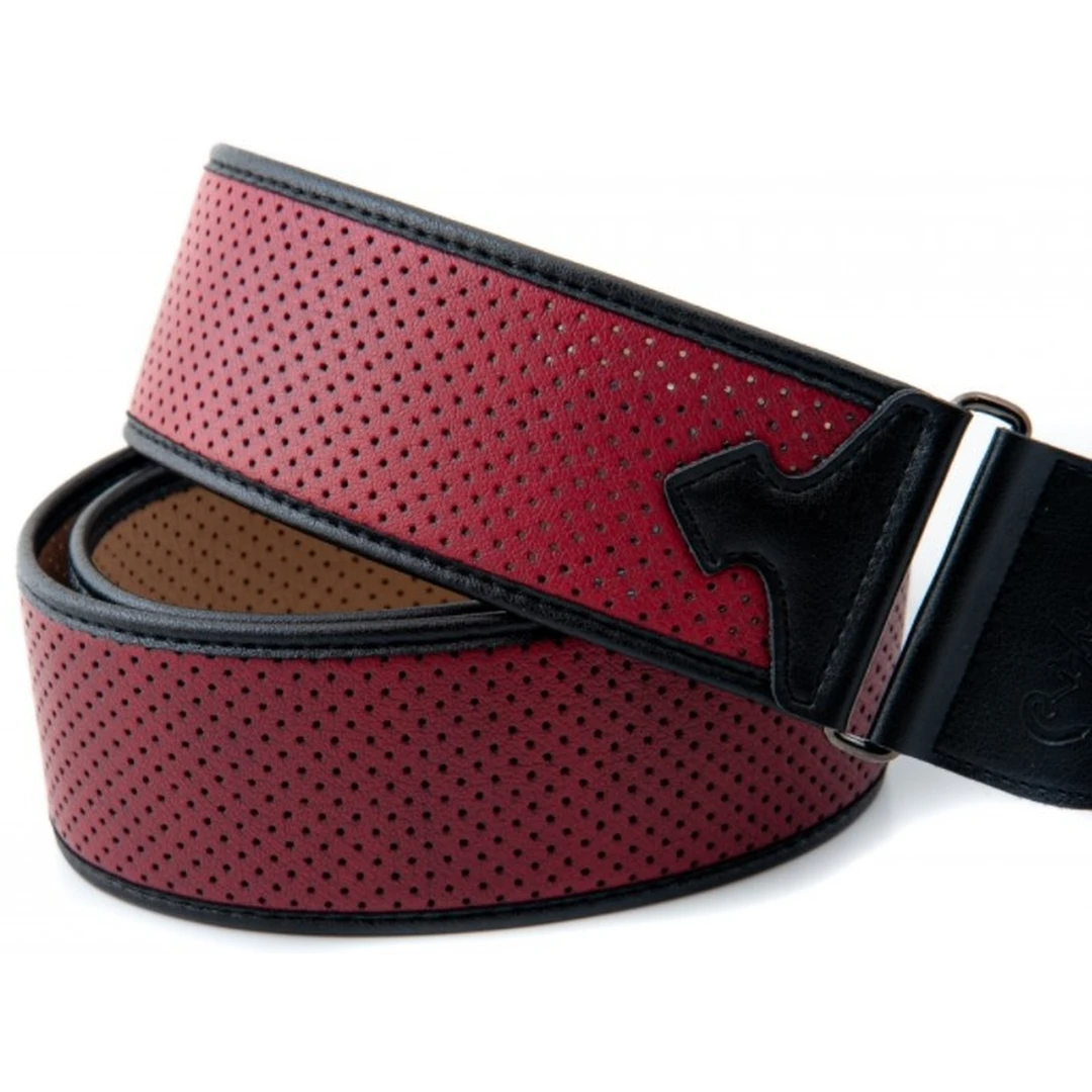 Ремень для гитары RightOn Straps Talisman Monte-Carlo Red