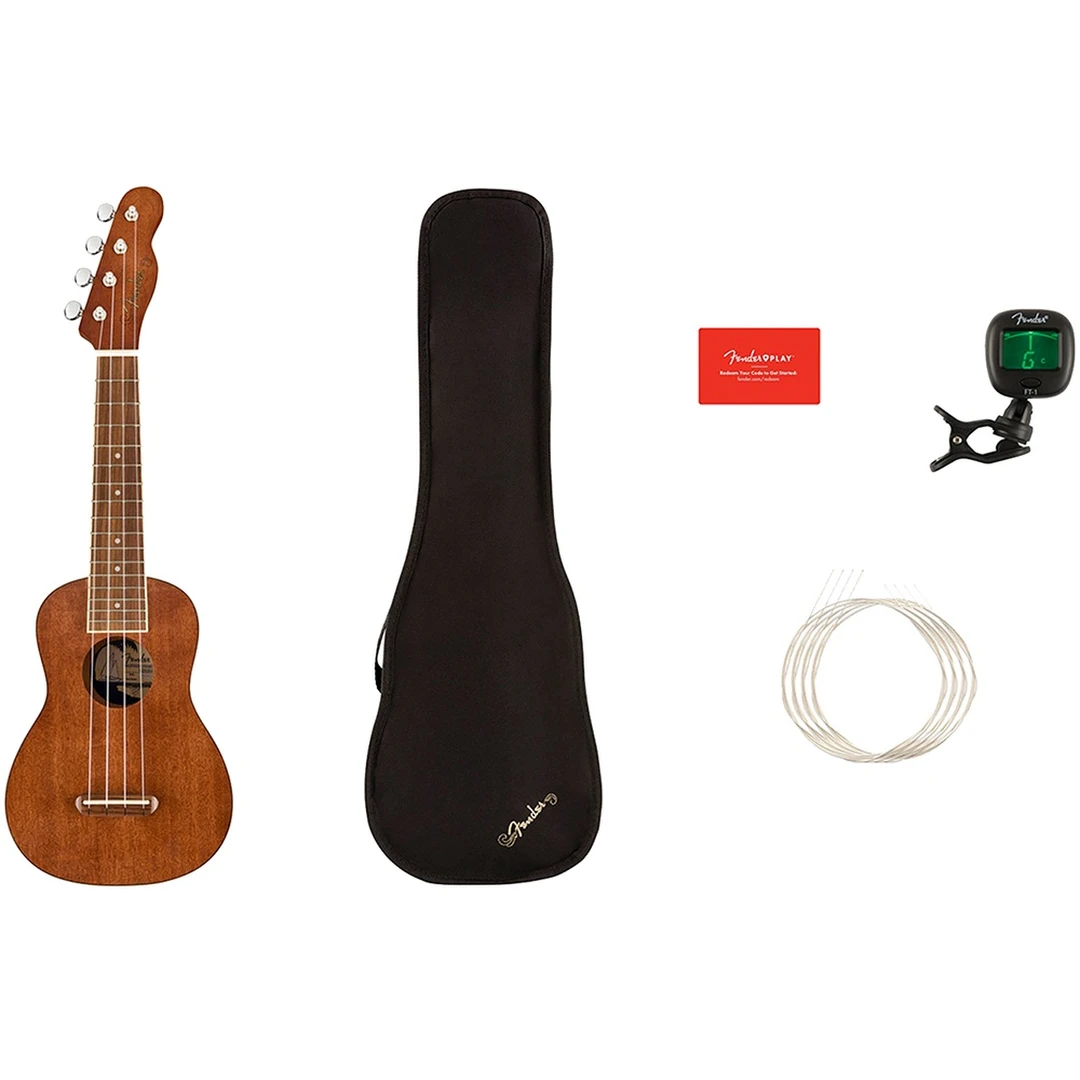 Набор с укулеле Fender Seaside Soprano Ukulele Pack