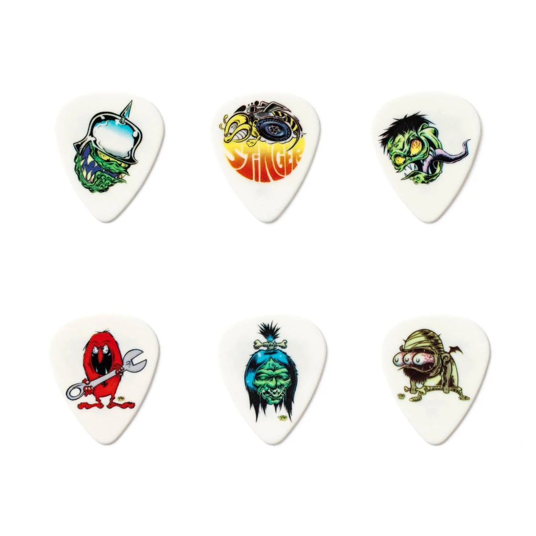 Набор медиаторов Dunlop BL111T.73 Dirty Donny 1 Blackline Art Picks