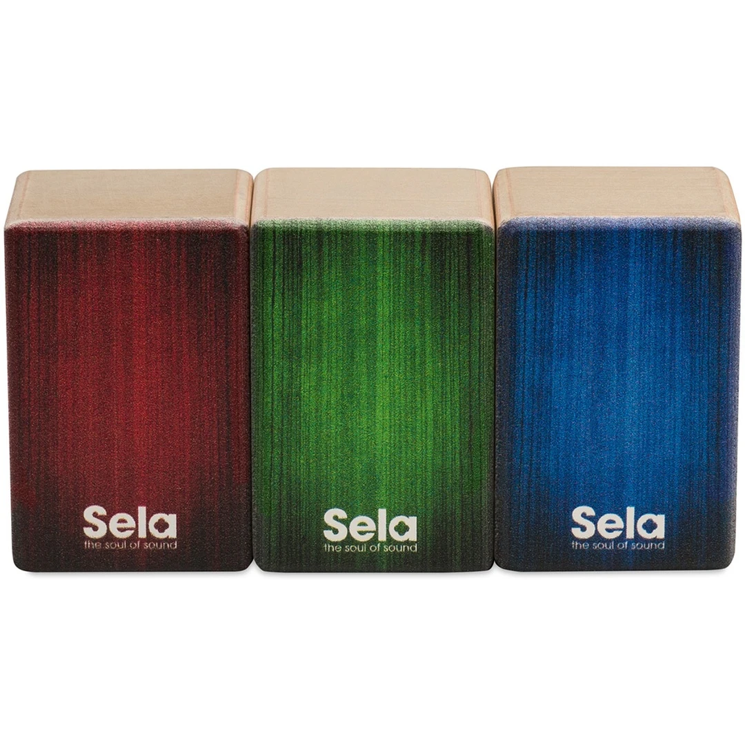 Набор из трех шейкеров Sela SE 108 Mini Cajon Shaker Set