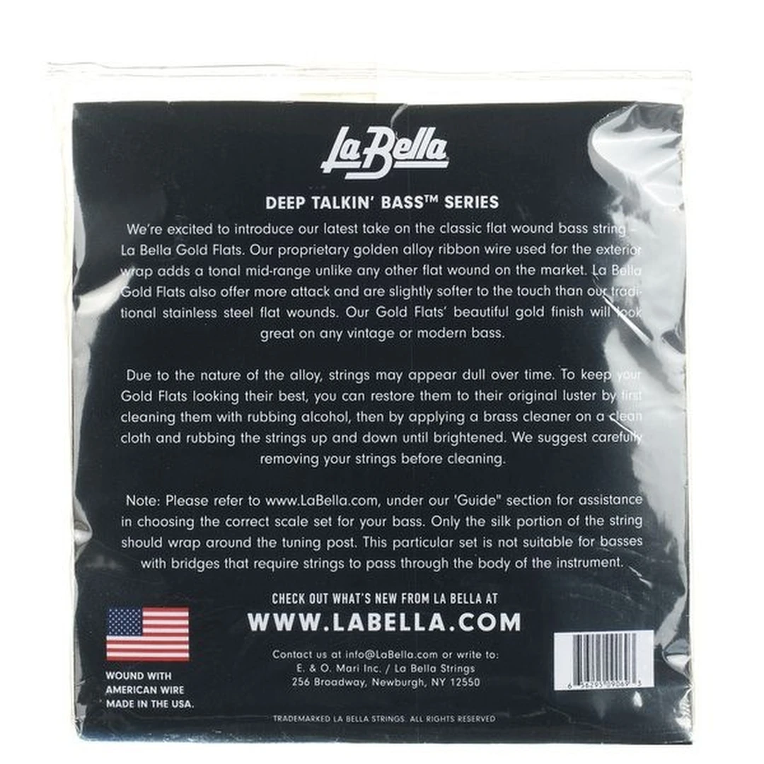 Струны для бас-гитары La Bella 760FGS-B 45-128