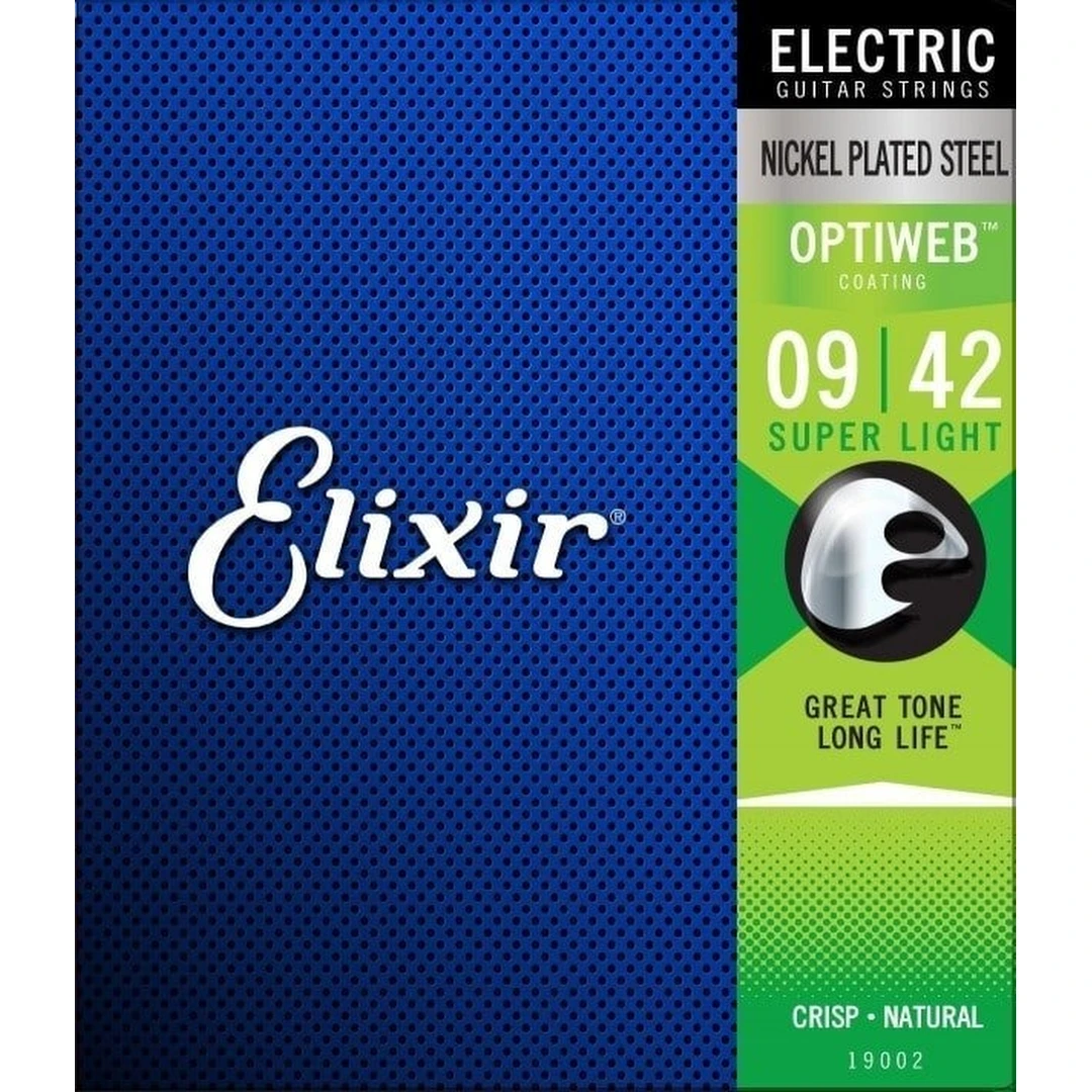 Струны для электрогитары Elixir 19002 Optiweb 9-42 Super Light
