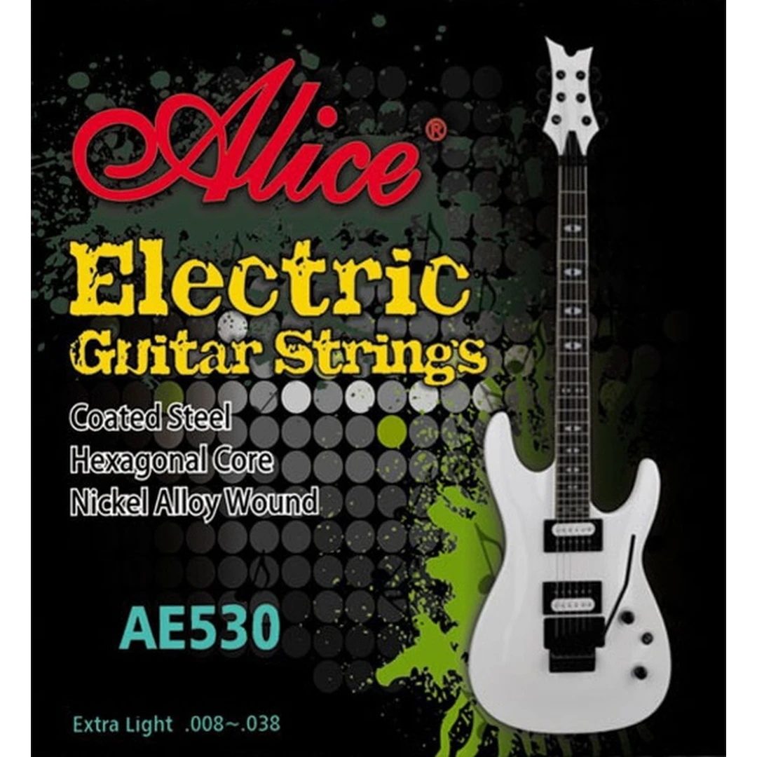 Струны для электрогитары Alice AE530XL 530 8-38