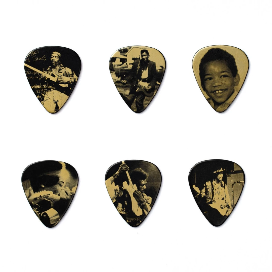 Набор медиаторов Dunlop JHPT10H Jimi Hendrix West Coast Seattle Boy