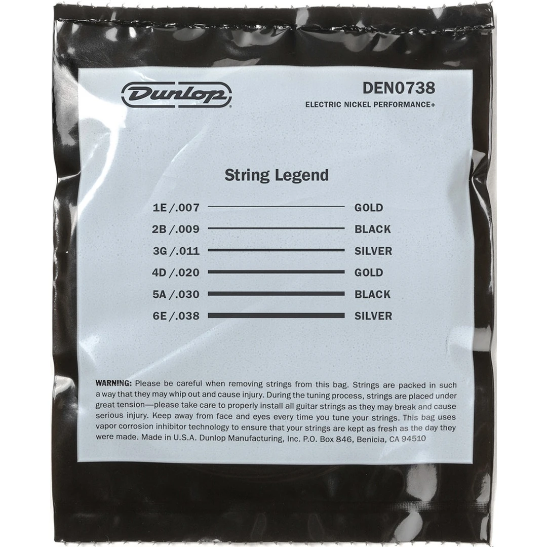 Струны для электрогитары Dunlop DEN0738 7-38