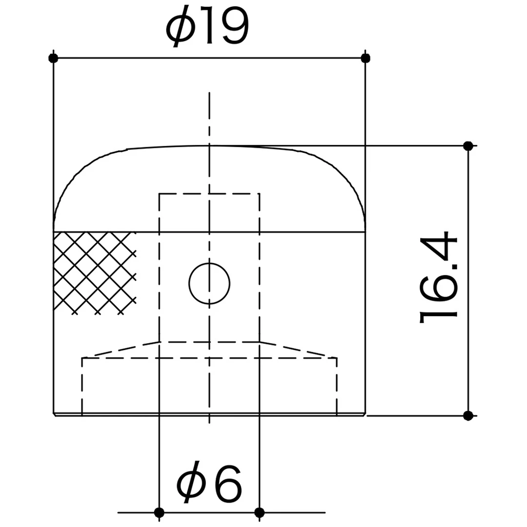 Ручка потенциометра Gotoh VK3 C