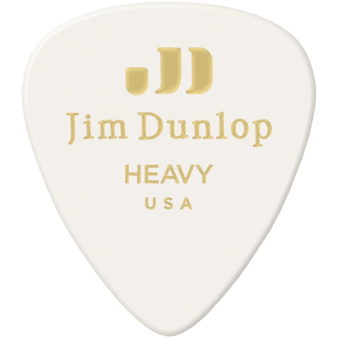 Набор медиаторов Dunlop 483P01HV Celluloid White Heavy