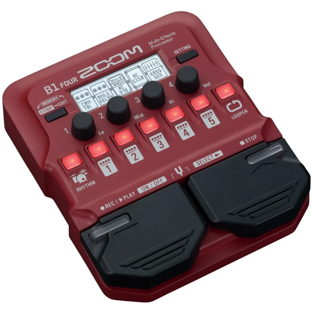 Процессор эффектов для бас-гитары Zoom B1 FOUR