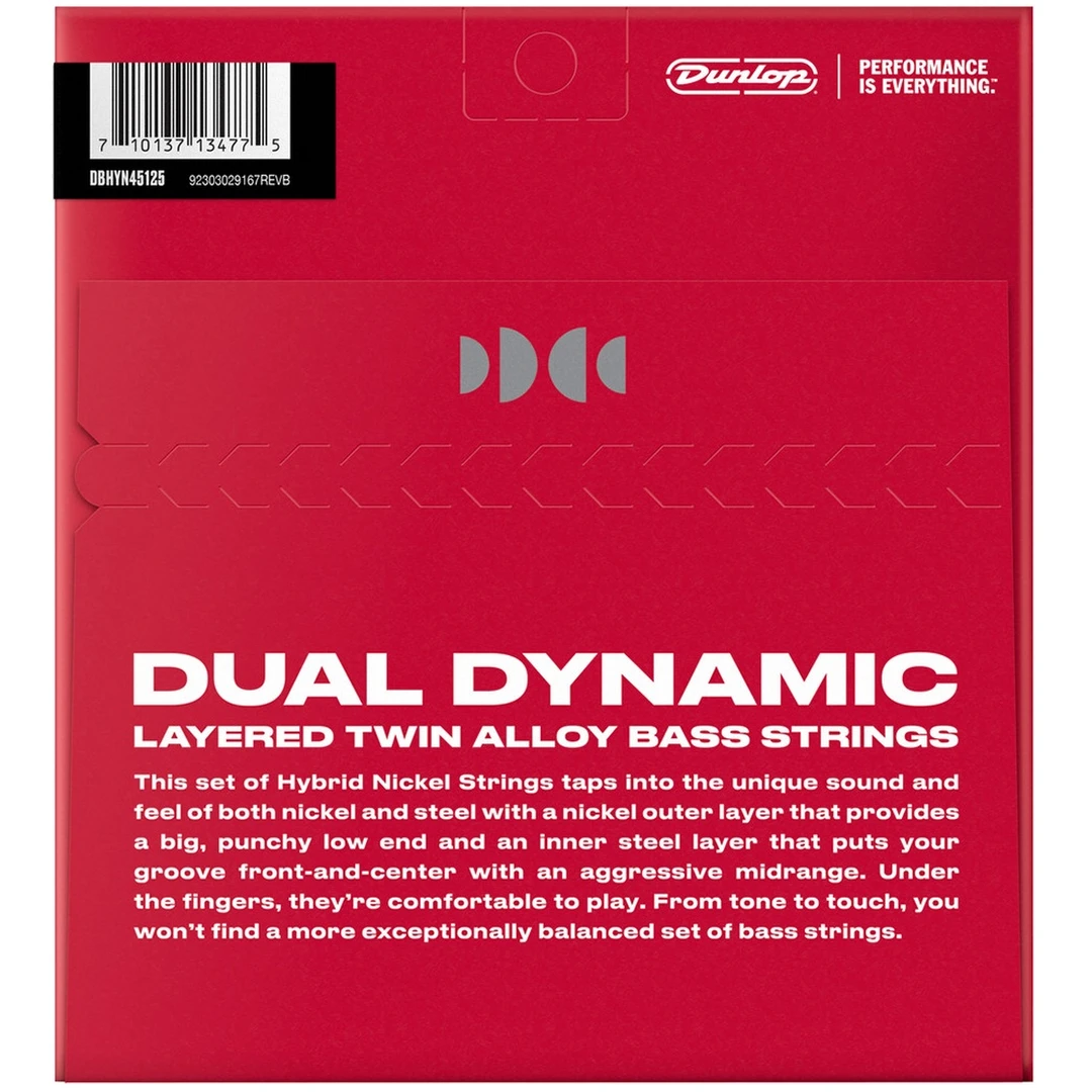 Струны для бас-гитары Dunlop DBHYN45125 45-125
