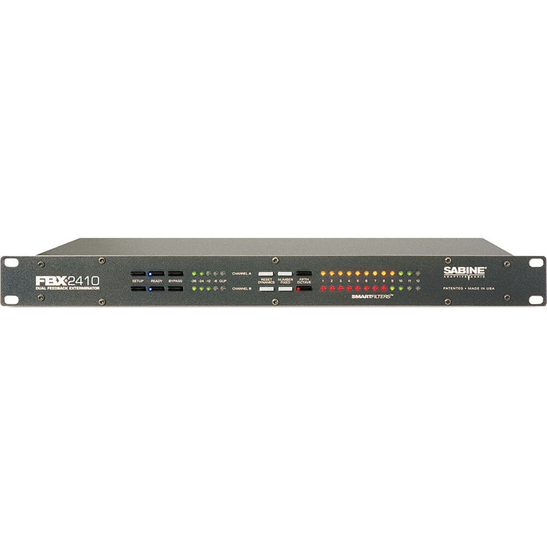 Двухканальный подавитель акустической обратной связи Sabine FBX2410