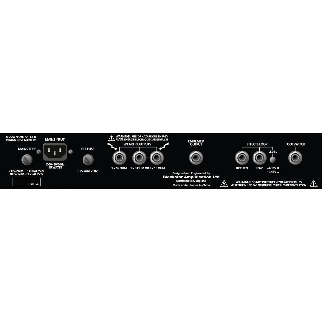Комбоусилитель Blackstar Artist 15 Combo