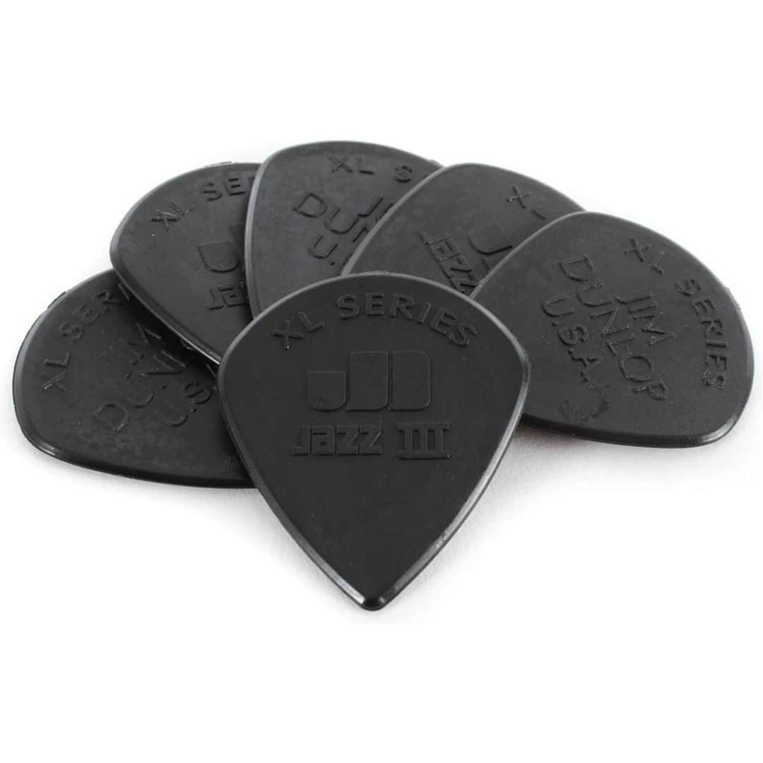 Медиатор Dunlop 47R3S Jazz III Black Stiffo Nylon