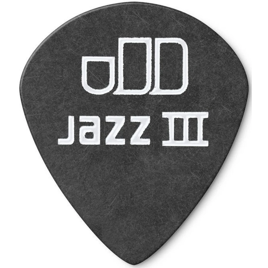 Медиатор Dunlop 482R.50 Tortex Pitch Black Jazz III 0.50