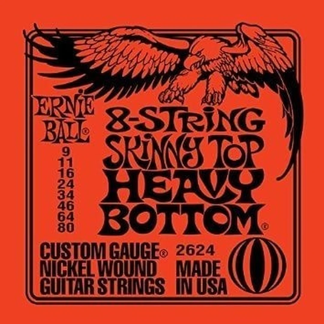 Струны для электрогитары Ernie Ball 2624 9-80 8-String