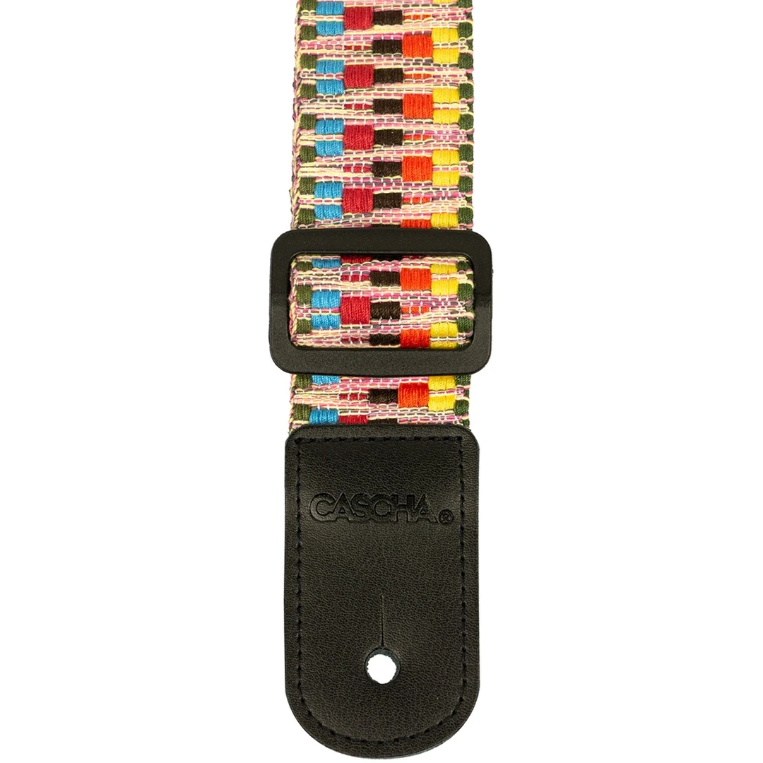 Ремень для укулеле Cascha HH 2200 Jacquard Rainbow