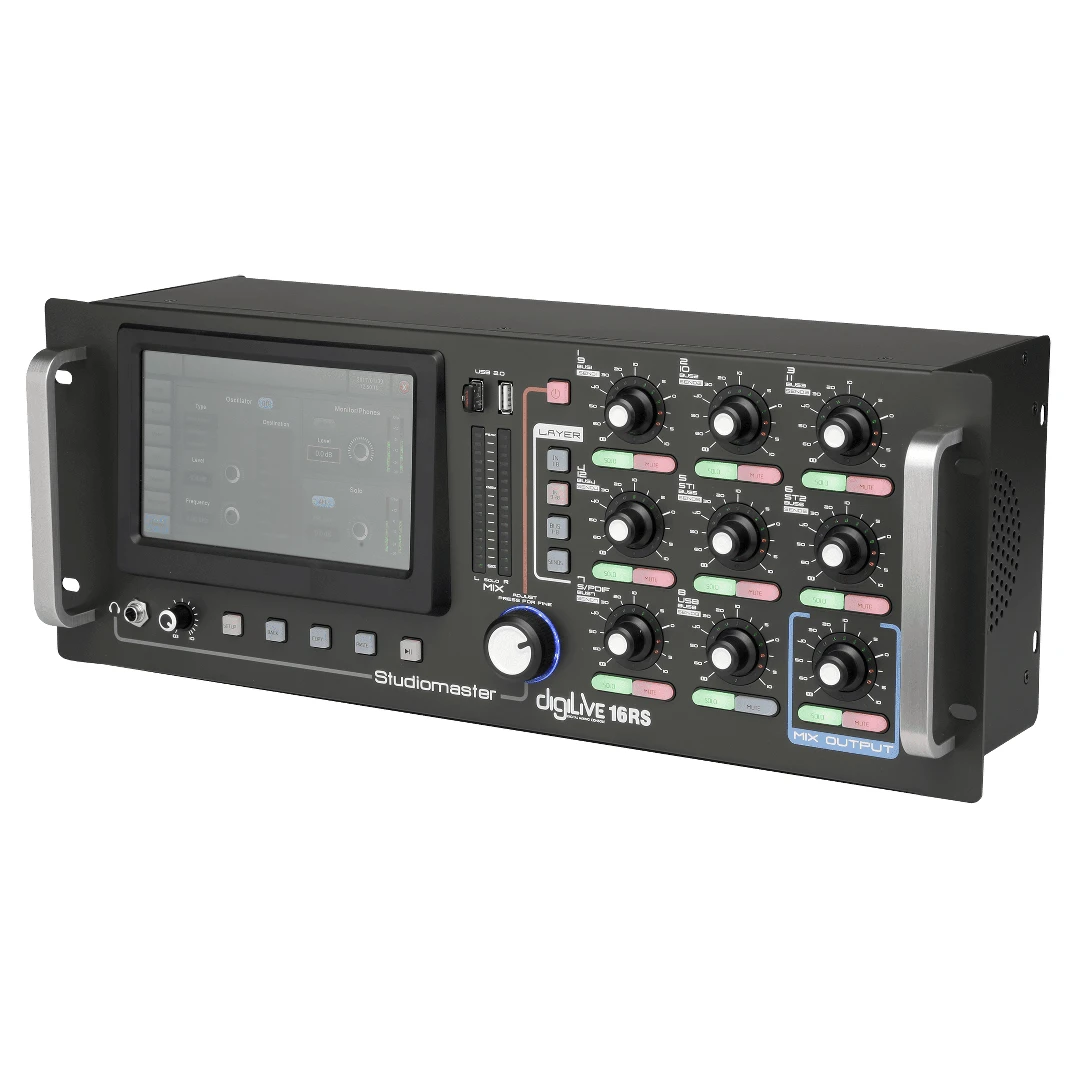 Цифровой рэковый микшерный пульт Studiomaster DigiLive 16RS