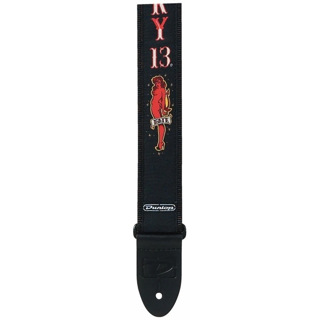 Ремень для гитары Dunlop D38-23LH STRAP L13 LOVE/HATE