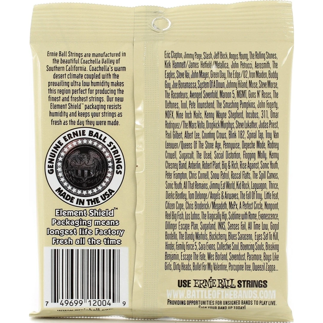 Струны для акустической гитары Ernie Ball 2004 11-52
