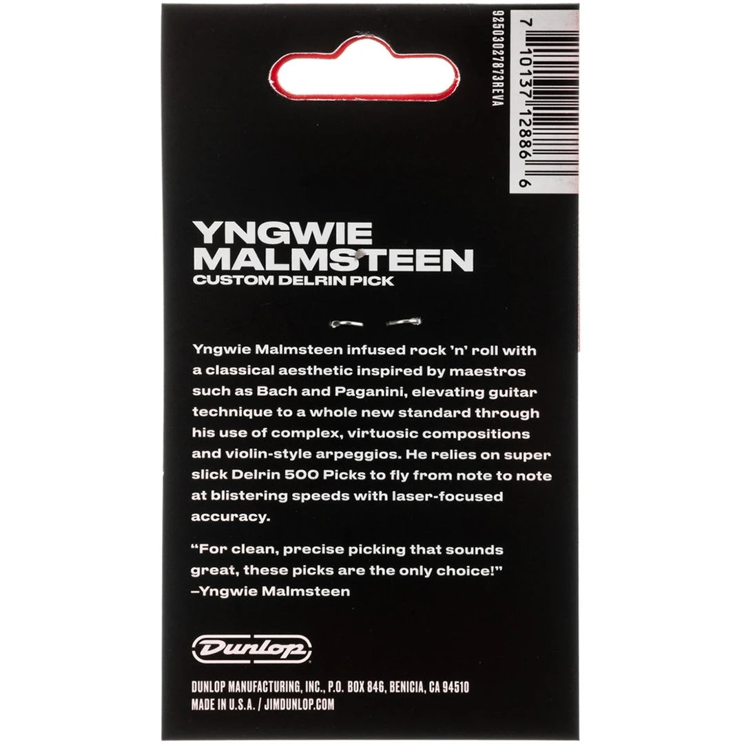 Набор медиаторов Dunlop YJMP03YL Yngwie Malmsteen 1.14
