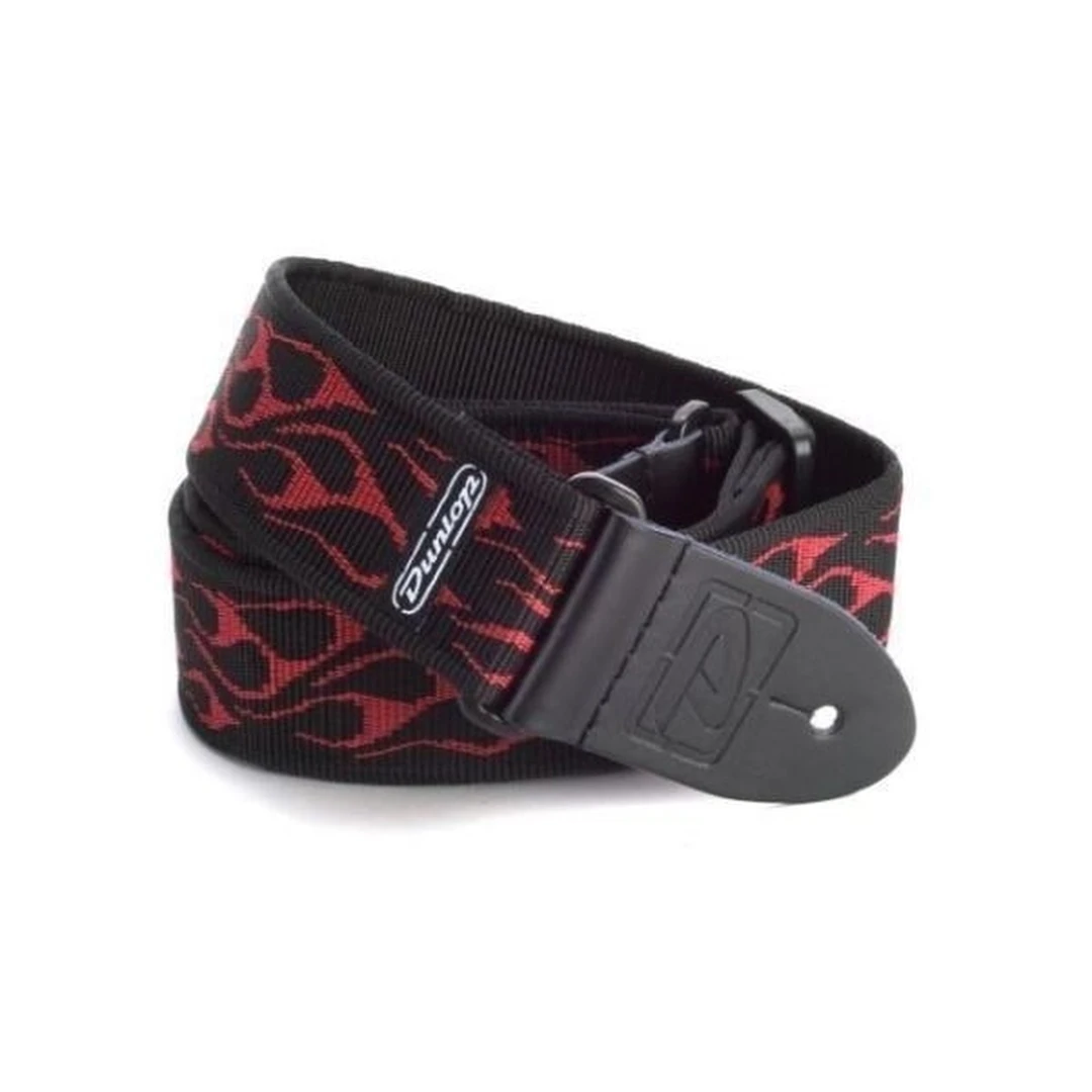 Ремень для гитары Dunlop D38-11RD Flambe Red