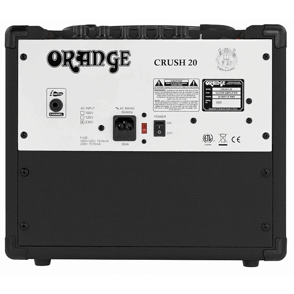 Комбоусилитель Orange Crush 20 BK
