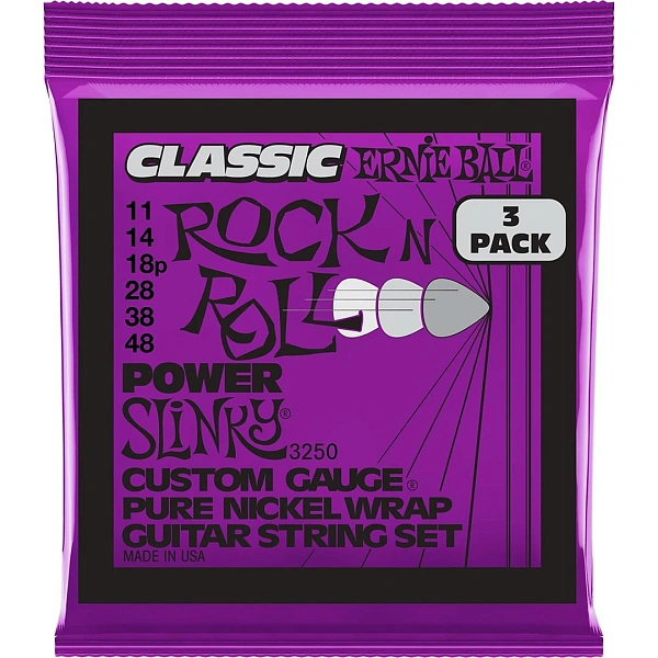 Струны для электрогитары Ernie Ball 3250 11-48