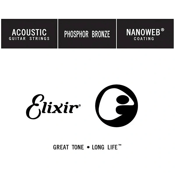 Струна для акустической гитары Elixir 14124 0.24