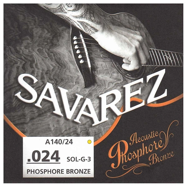 Струна для акустической гитары Savarez A140/24