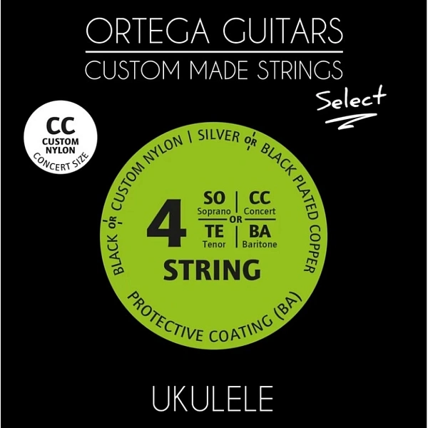 Струны для укулеле Ortega UKS-CC Select