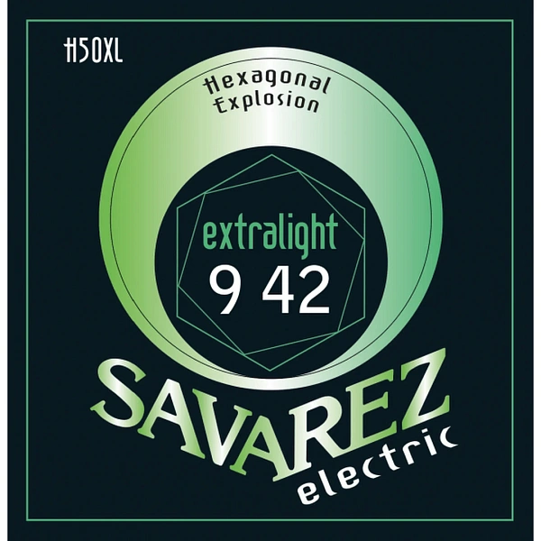 Струны для электрогитары Savarez H50XL Hexagonal Explosion 9-42