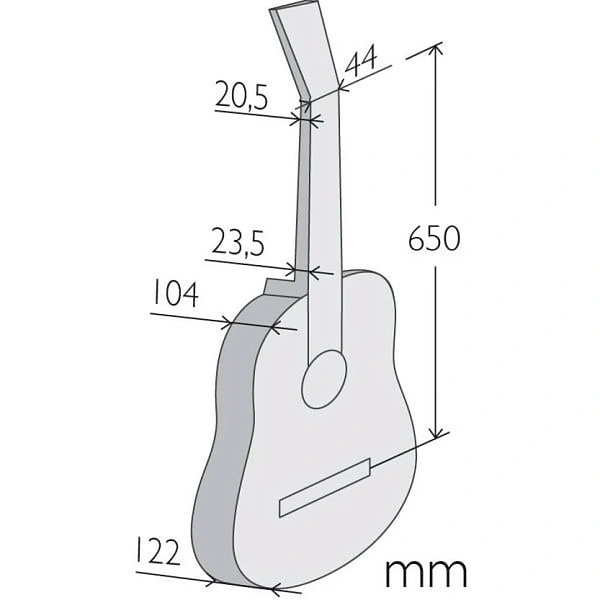 Акустическая гитара Alhambra W-1 B