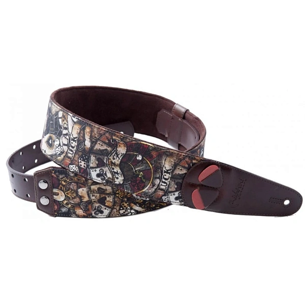 Ремень для гитары RightOn Straps Steady Mojo Lady Luck Unique