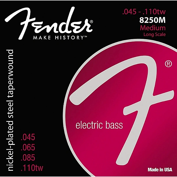Струны для бас-гитары Fender NPS 8250M 45-110TW