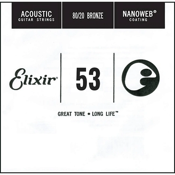 Струна для акустической гитары Elixir 15153 .053