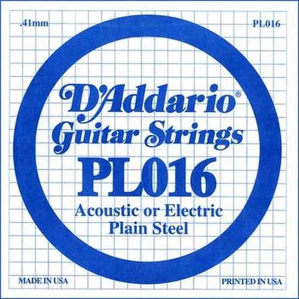 Струна для гитары D'addario PL016