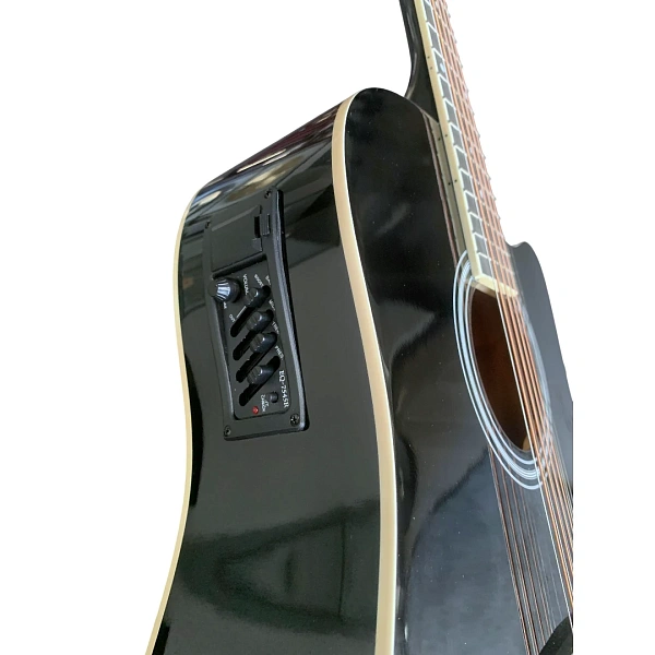 12-ти струнная электроакустическая гитара WINZZ AF8A8CE12-BK