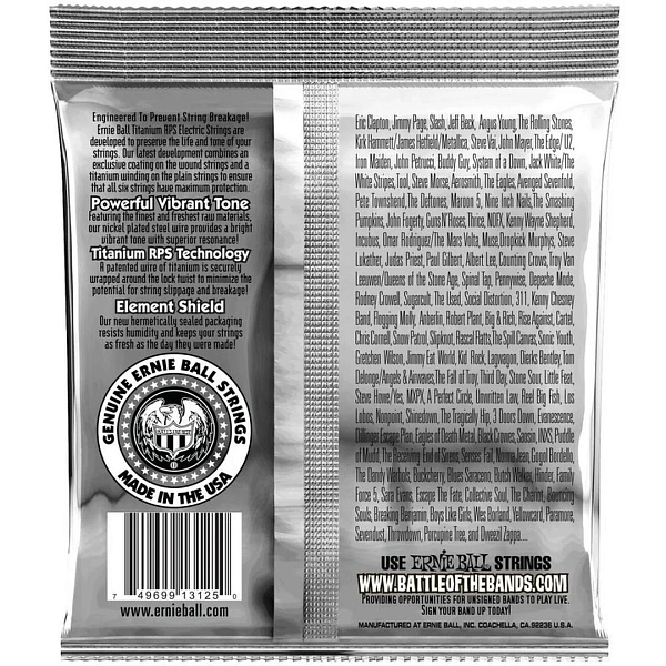 Струны для электрогитары Ernie Ball 3125 8-38