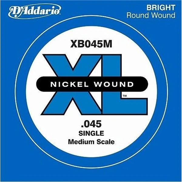 Струна для бас-гитары D'Addario XB045M Nickel Wound