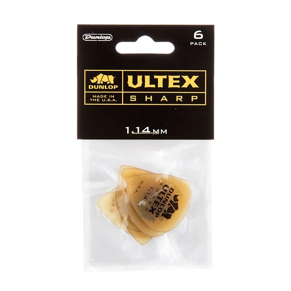 Набор медиаторов Dunlop 433P1.14 Ultex Sharp 1.14