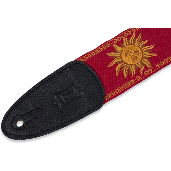 Ремень для гитары Levy's MPJG-SUN-RED