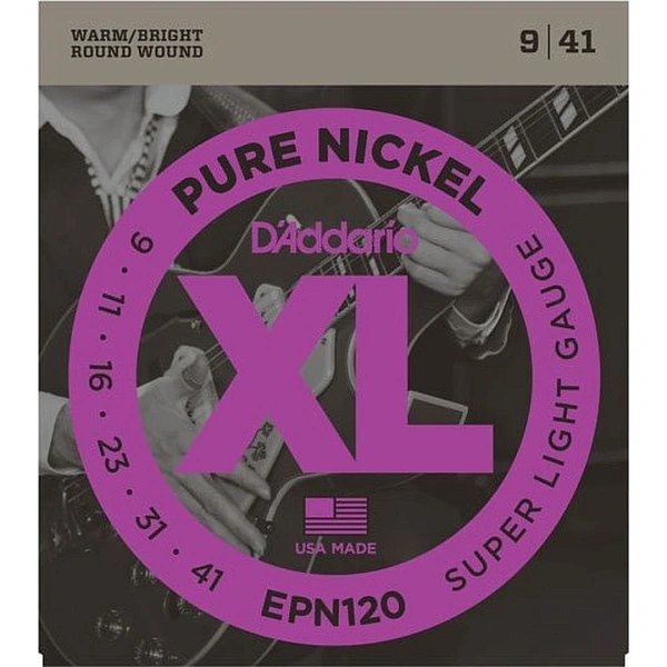 Струны для электрогитары D’Addario EPN120 9-41