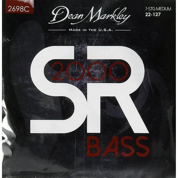 Струны для бас-гитары Dean Markley 2698C SR2000 22-127 7-Strings