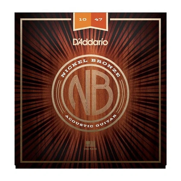 Струны для акустической гитары D'Addario NB1047 10-47