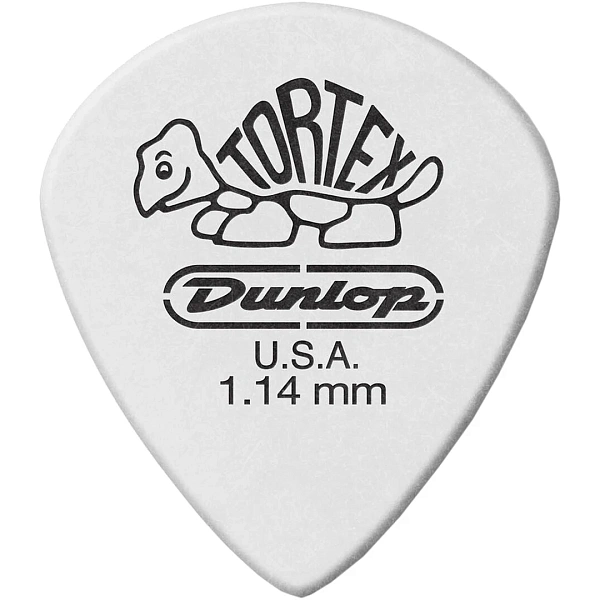 Медиатор Dunlop 478R1.14 Tortex White Jazz III 1.14