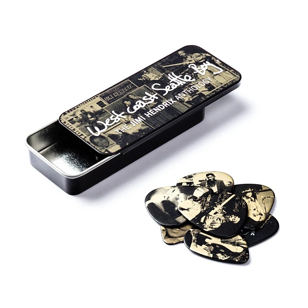 Набор медиаторов Dunlop JHPT10H Jimi Hendrix West Coast Seattle Boy