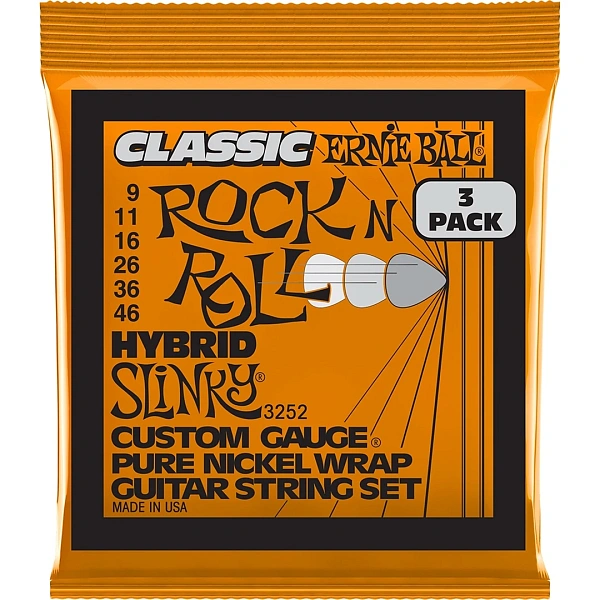Струны для электрогитары Ernie Ball 3252 9-46