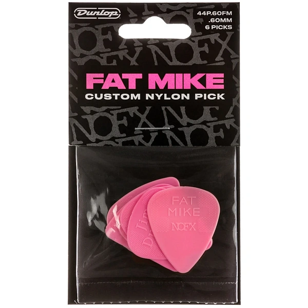 Набор медиаторов Dunlop 44P060FM Fat Mike Nylon Standard .60