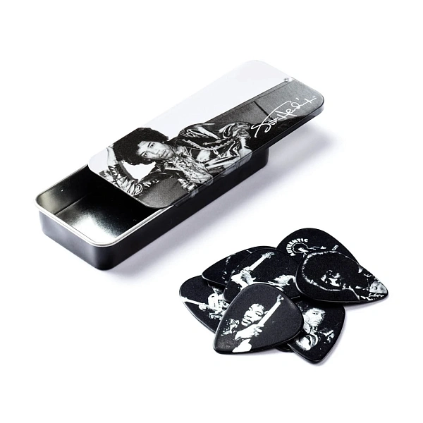 Набор медиаторов Dunlop JHPT05H Jimi Hendrix Silver Portrait