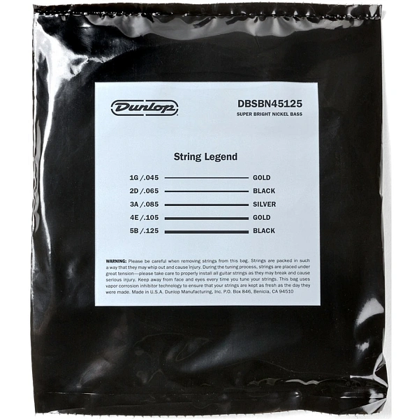 Струны для бас-гитары Dunlop DBSBN45125 45-125